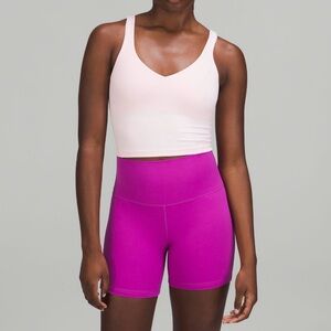 NWT Lululemon Align Tank Top Cropped ~ Sz 4 ~ STMI Strawberry Milkshake Pink